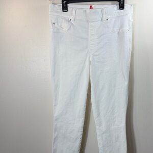 SPANX White Denim Pants